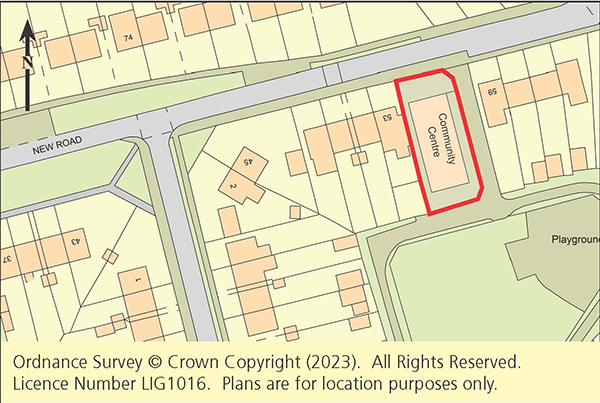Lot: 128 - FORMER COMMUNITY CENTRE WITH POTENTIAL -